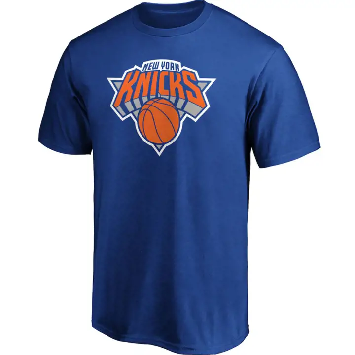T-Shirt Logo Équipe NBA New York Knicks BLEU