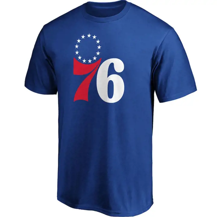 T-shirt BLEU à l'effigie des 76ers de Philadelphie (NBA)