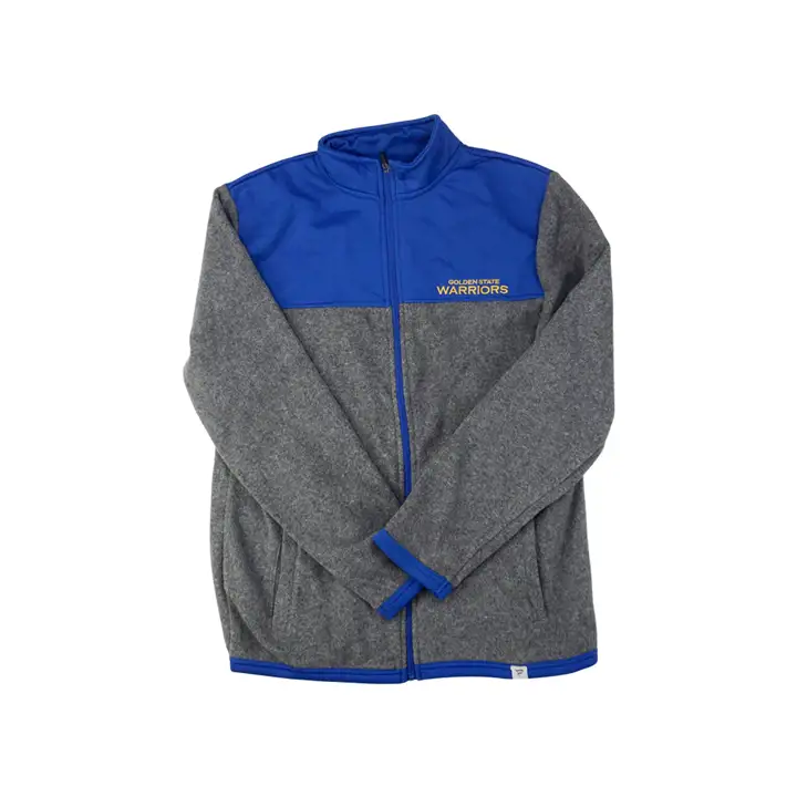 Golden State Warriors NBA Veste polaire entièrement zippée GRISE