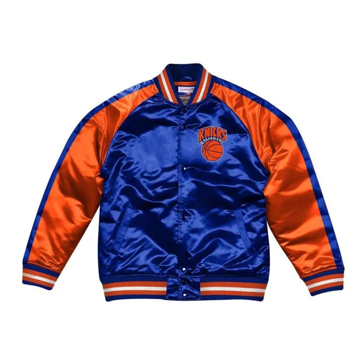 Veste en satin légère color block NBA New York Knicks R