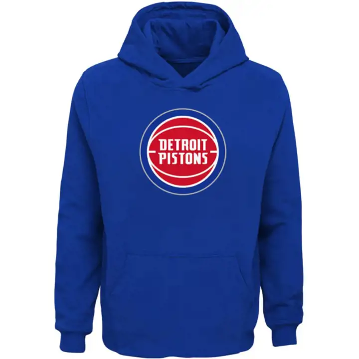 Detroit Pistons NBA Halpert Logo Principal à Capuche BLEU