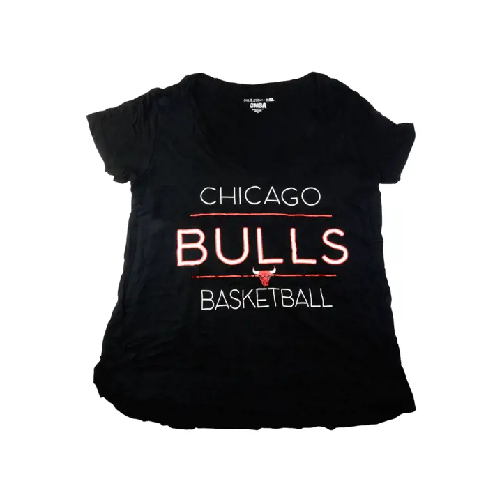 T-shirt ras du cou pour femme Chicago Bulls NBA 18 BLK