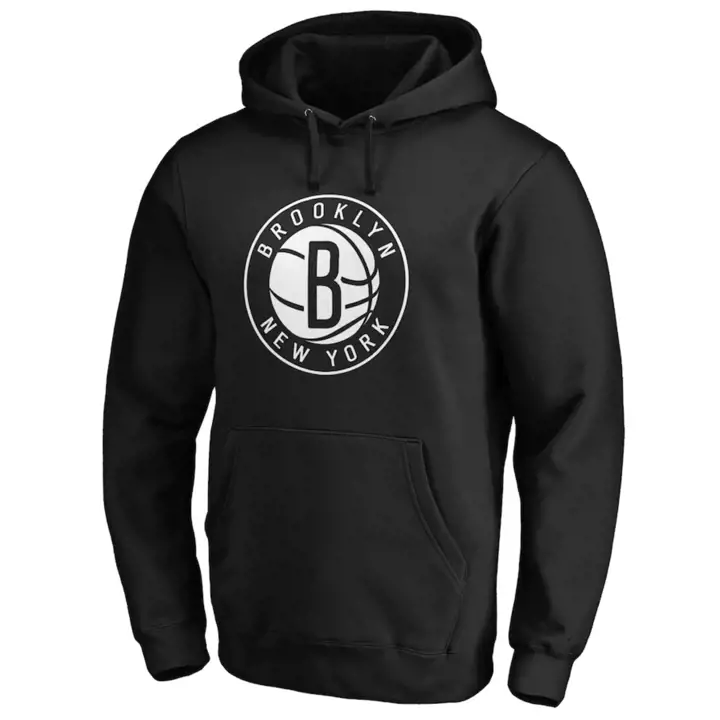 Sweat à capuche Brooklyn Nets NBA Halpert Primary Logo NOIR