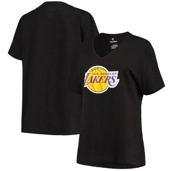 Los Angeles Lakers NBA Women's Logo T-Shirt BLK