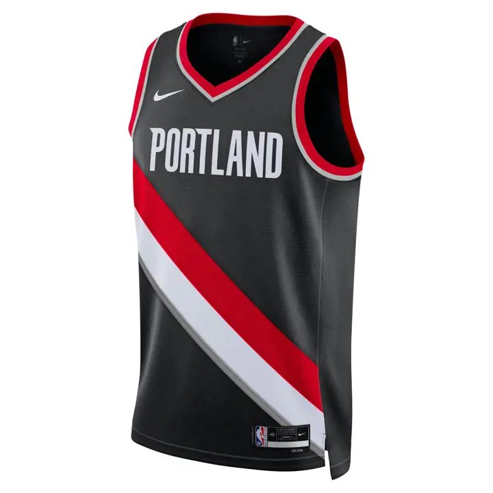 Maillot CYO ICON SWINGMAN NBA des Portland Trail Blazers BLK