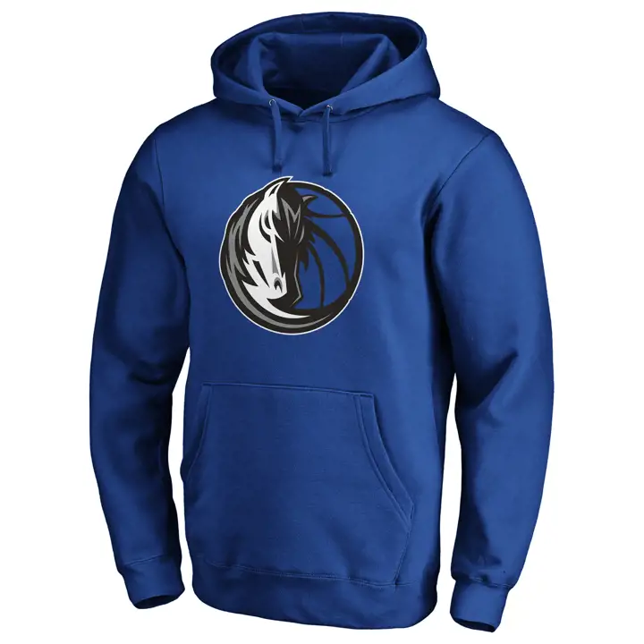 Dallas Mavericks NBA sweat à capuche avec logo principal Halpert BLEU