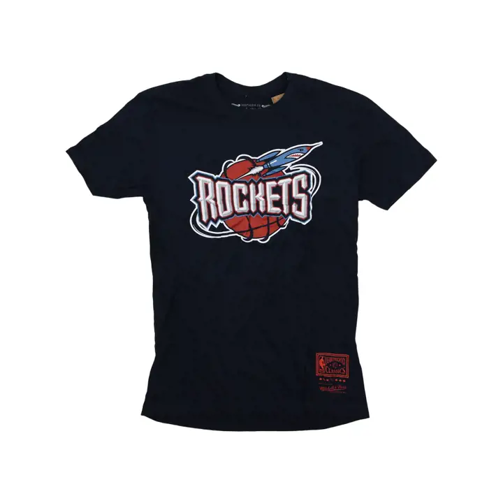 T-shirt Houston Rockets NBA HWC Logo Rétro BLEU MARINE