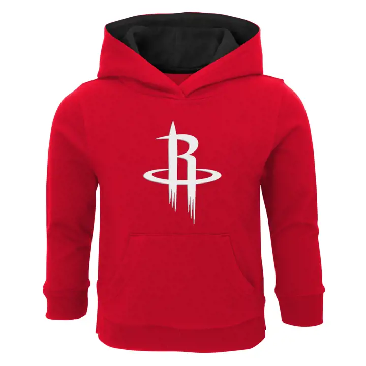 Houston Rockets NBA Youth Primary Logo Hood Rouge