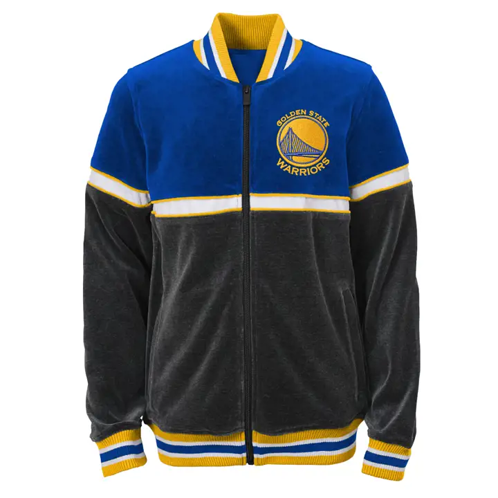 Veste de survêtement NBA Golden State Warriors pour jeune - Bleue
