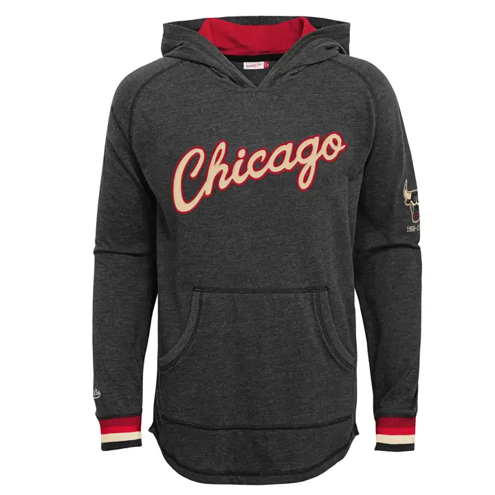 Chicago Bulls NBA Hoodie léger jeune NOIR