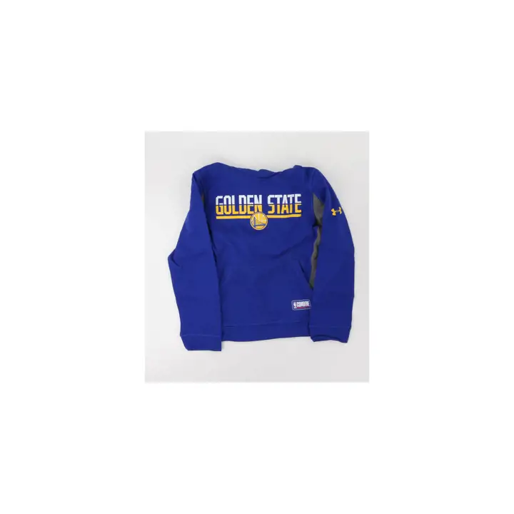 Golden State Warriors NBA Combine Authentic Split Hood BLEU