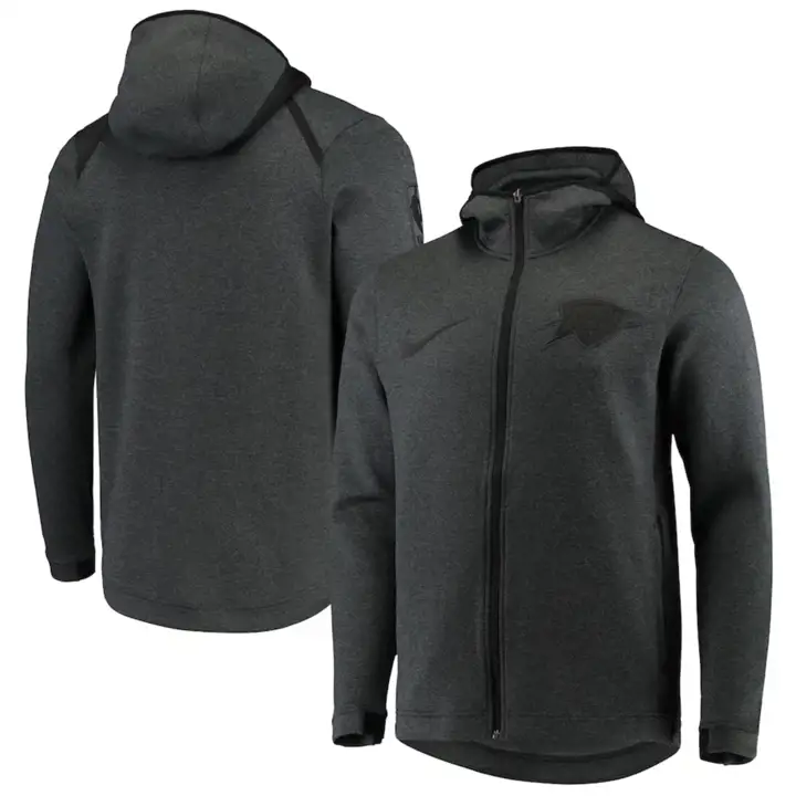 Veste de basket officielle homme OKC Thunder Tonal Showtime On-Court 2018 BL
