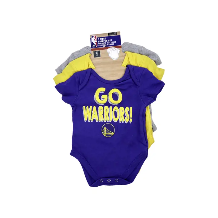 Combinaison 3 pièces pour bébé NBA Golden State Warriors « Born To Win » (RBL)