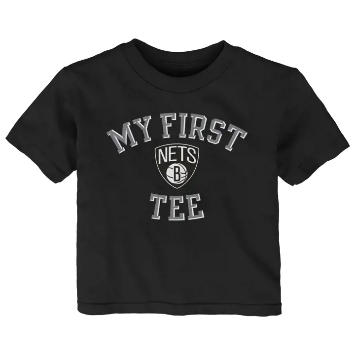 T-shirt Bébé NBA Brooklyn Nets Mon Premier T-shirt Noir