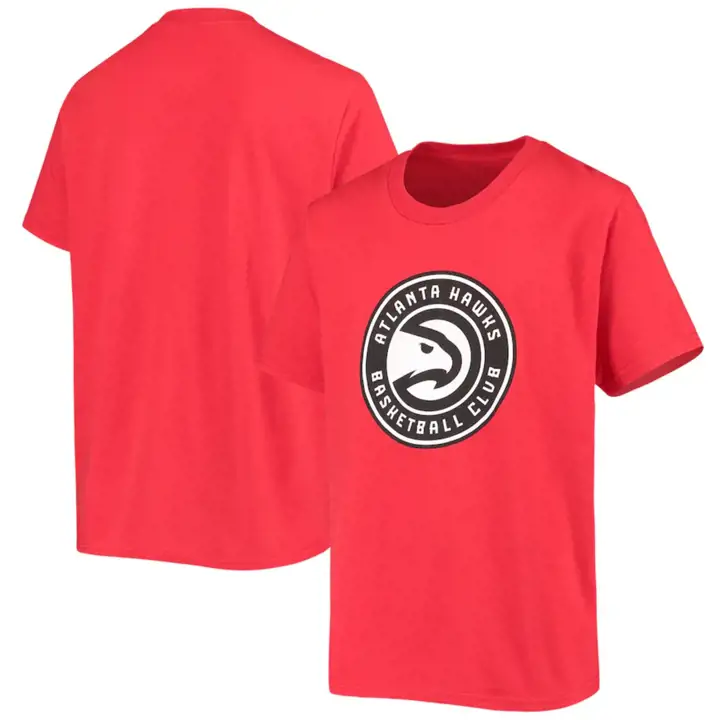 T-shirt Logo Primaire Jeune NBA Atlanta Hawks ROUGE