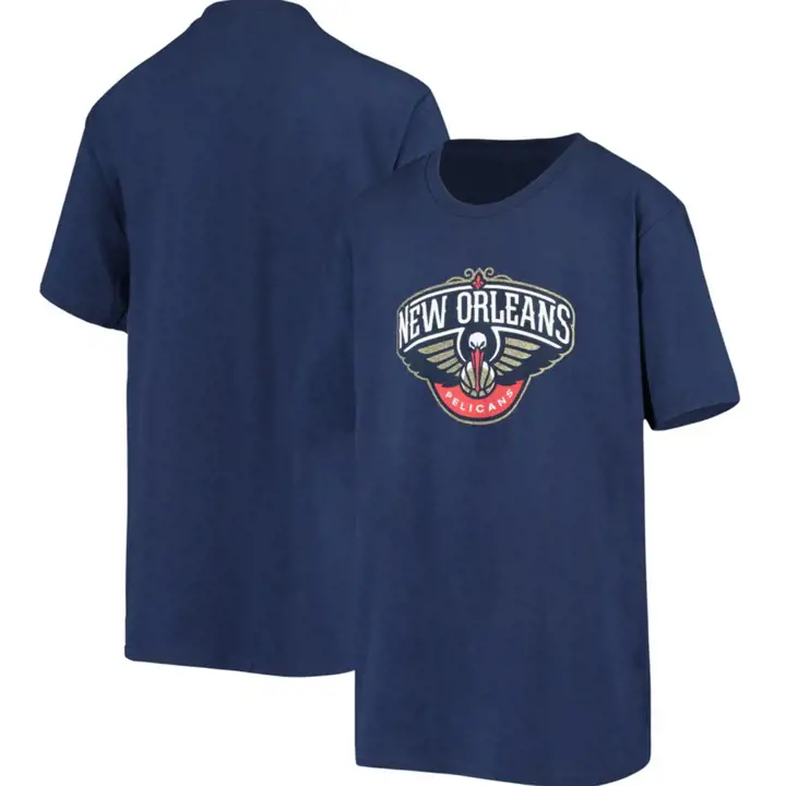 T-shirt avec logo principal NBA Youth des Pélicans de la Nouvelle-Orléans MARINE