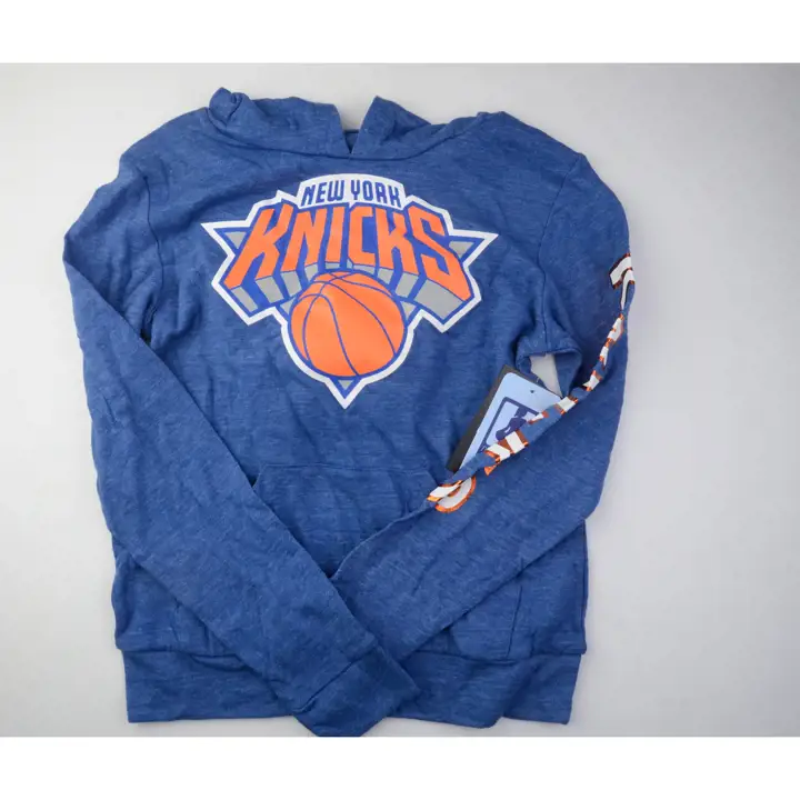 Sweat à capuche bleu de la NBA pour fille - New York Knicks
