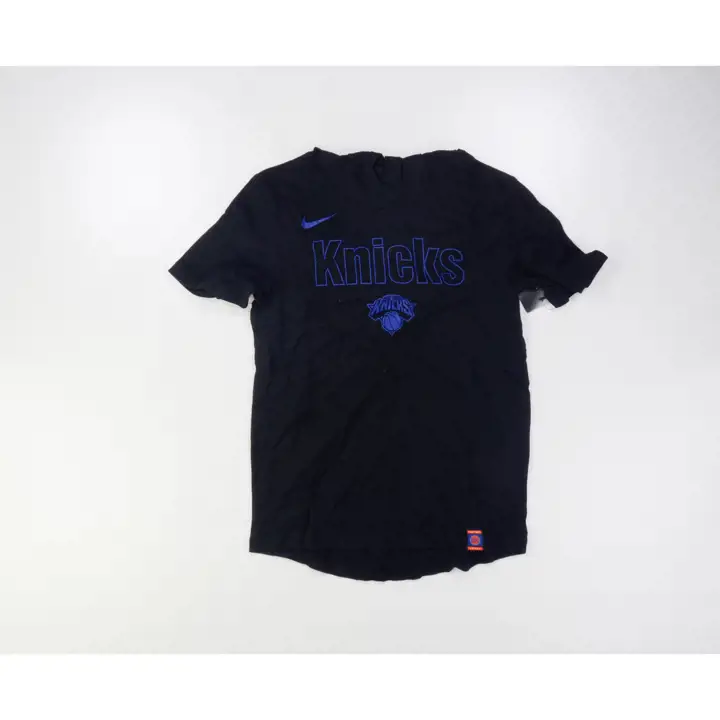 New York Knicks NBA Jeune Logo Manches Courtes Capuche Noir