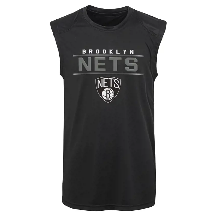 Débardeur de Basket NBA Brooklyn Nets Noir Enfant