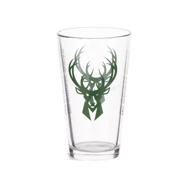 Verre à pinte pour le jour du match des Bucks de Milwaukee, assortiment