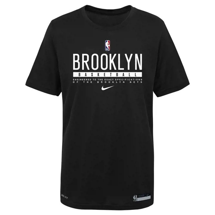 T-shirt d'entraînement Brooklyn Nets NBA Youth 20 BLK
