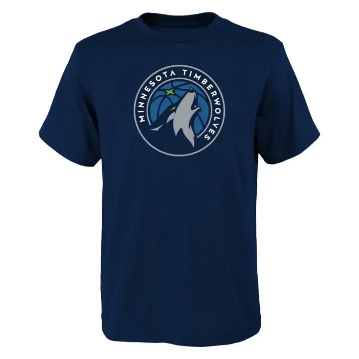 Minnesota Timberwolves Fanzz YthPrimaryLogoTee NBA MARINE