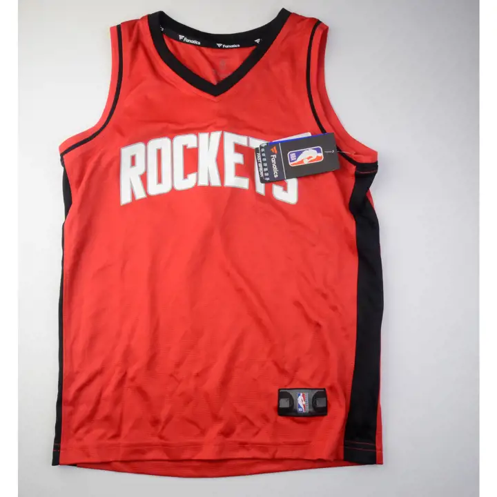 Maillot Rouge Vierge Enfant Houston Rockets NBA Fastbreak Icon