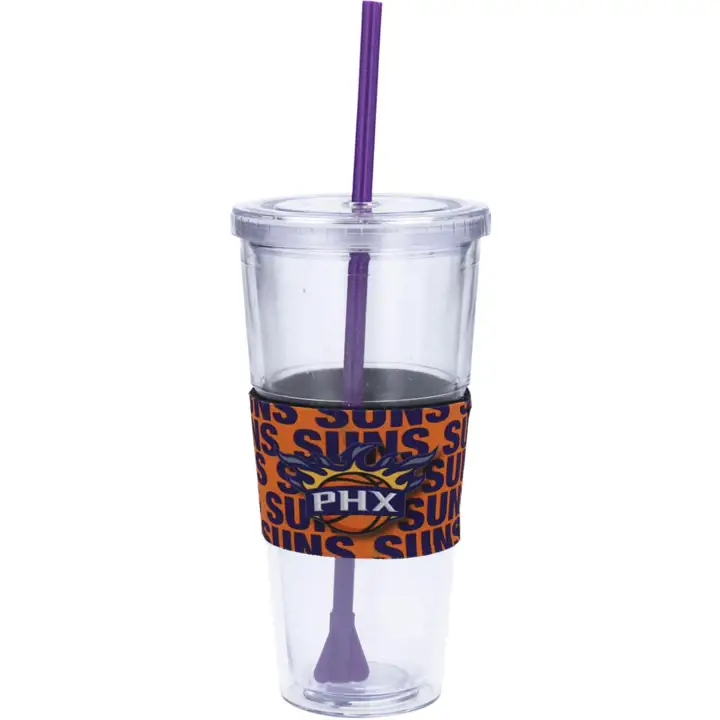 Gobelet de 65 cl Phoenix Suns avec paille AST