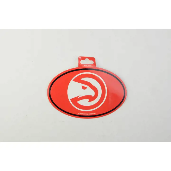 Autocollant OVALE LOGO des Hawks d'Atlanta AST