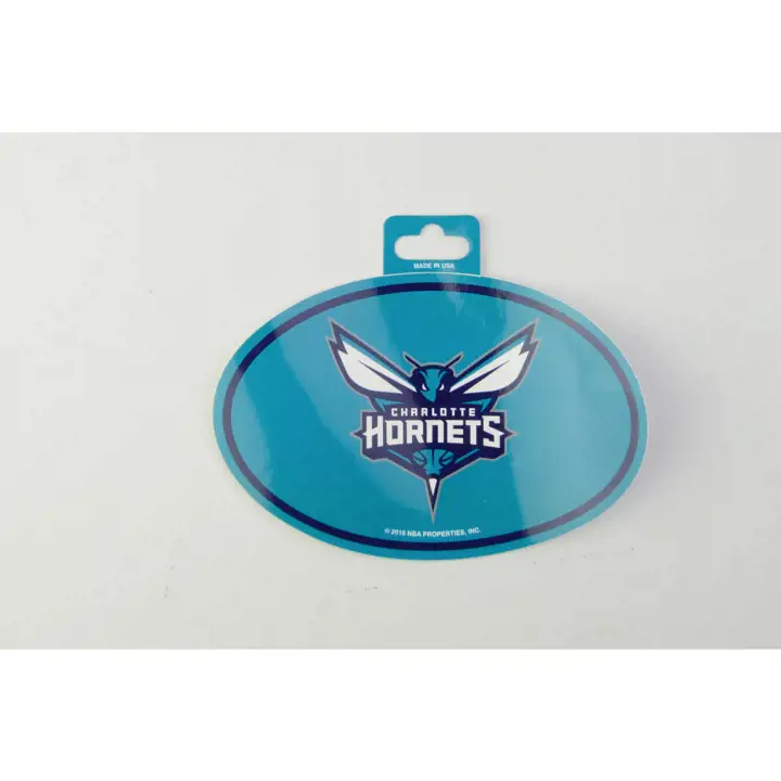 Charlotte Hornets OVAL LOGO AUTOCOLLANT ASSORTIS