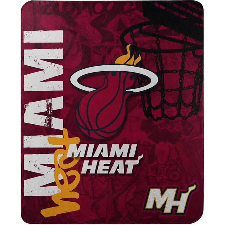Couverture polaire imprimée Miami Heat AST