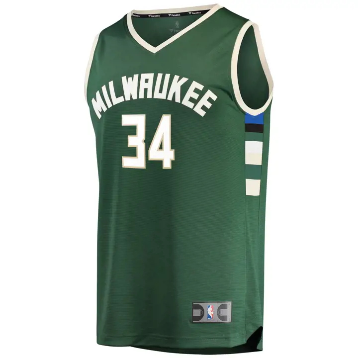 Maillot junior icône NBA Fastbreak des Milwaukee Bucks – Giannis Antetokounmpo