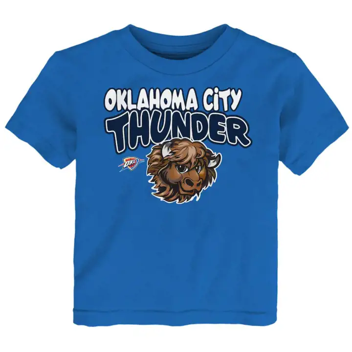 T-shirt pour jeune avec mascotte à bulles Oklahoma City Thunder NBA