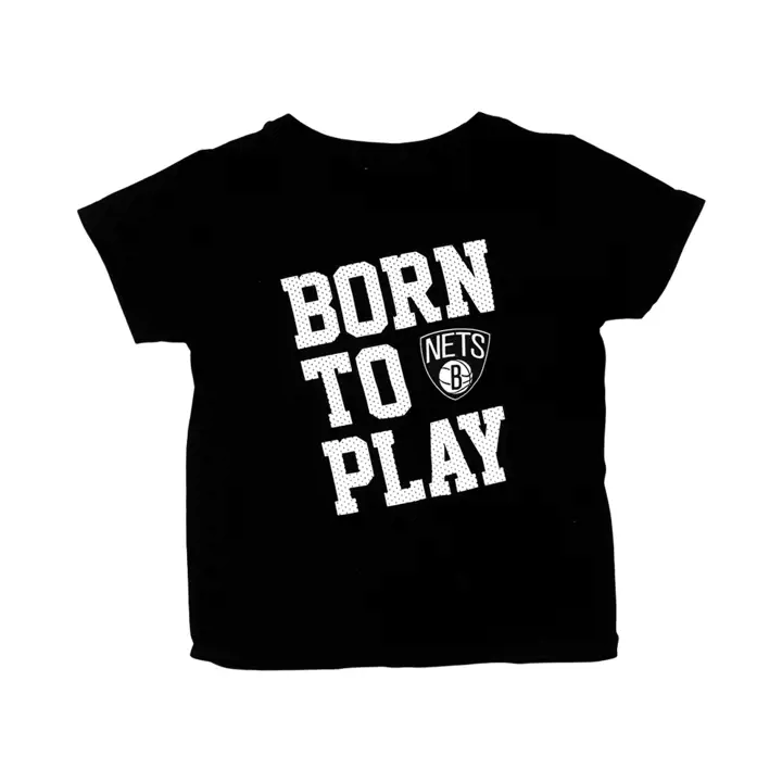 T-shirt Brooklyn Nets NBA Born To Play pour enfant 18 ROUGE