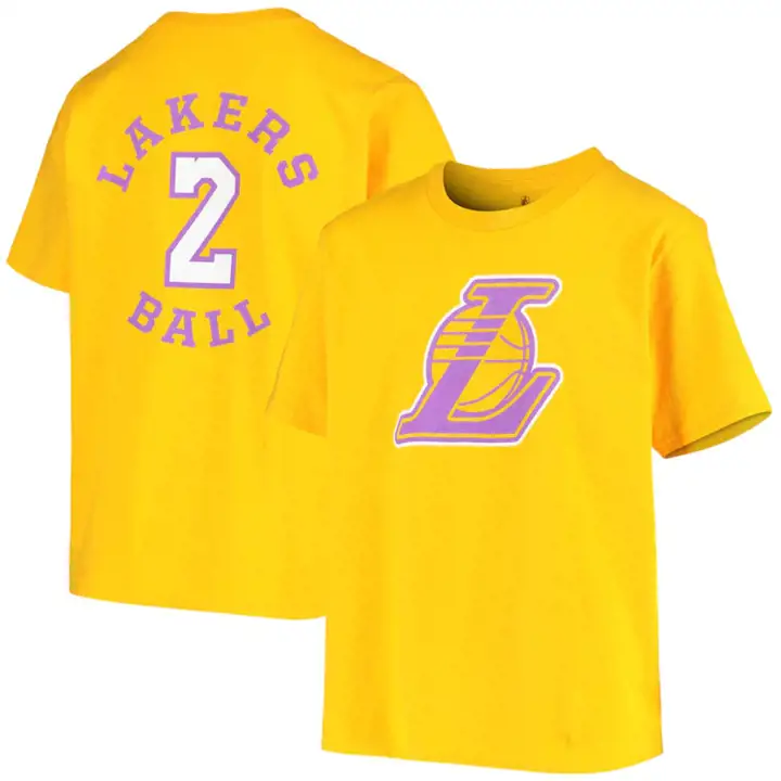 Los Angeles Lakers NBA T-shirt jeunesse giratoire N&N Lonzo Ba