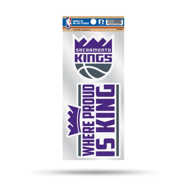 Autocollant AST Logo Sacramento Kings Double