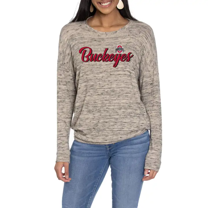 Sweat-shirt Femme NCAA Valerie Hacchi des Ohio State Buckeyes