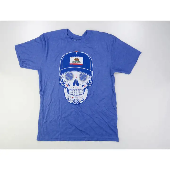 T-shirt à tête de mort D.O.D. MLB des Dodgers de Los Angeles rbl