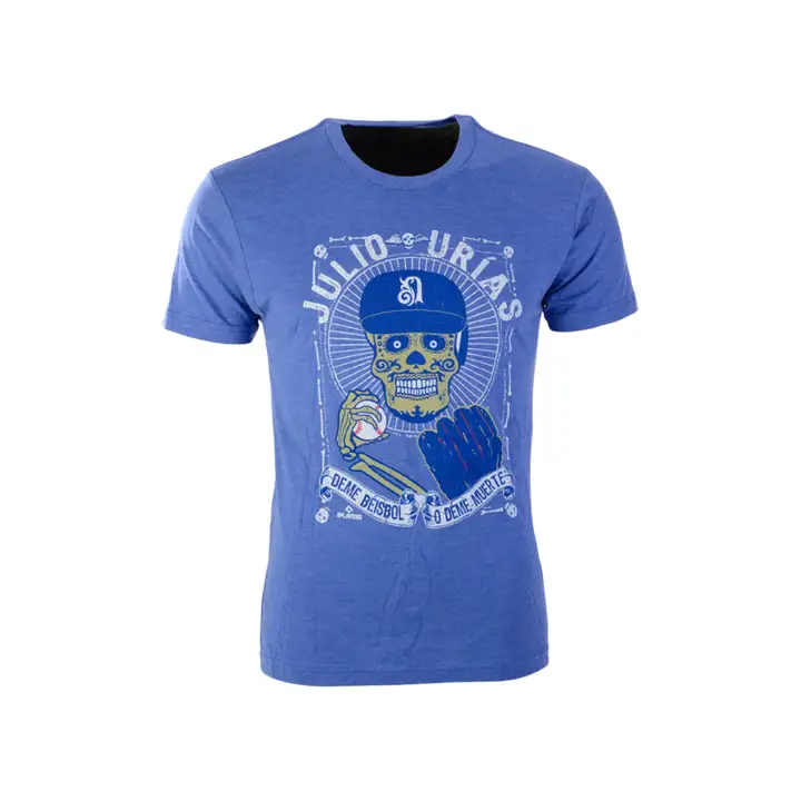 T-shirt Joueur Crâne DOD MLB Dodgers de Los Angeles Julio Ur