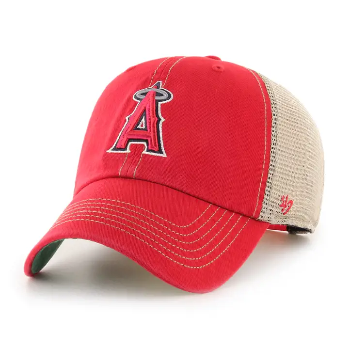 Casquette rouge '47 Trawler Clean Up des Anaheim Angels de la MLB