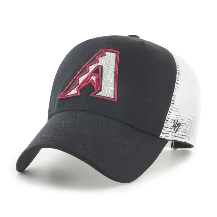 Casquette femme Arizona Diamondbacks MLB Glitzy '47 Clean Up noire