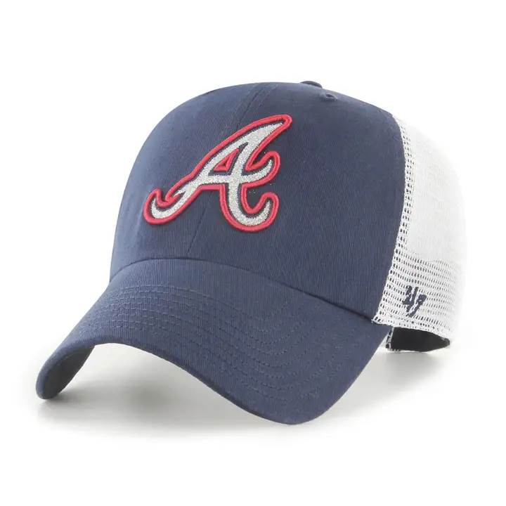 Atlanta Braves MLB Femme Glitzy '47 Clean Up Marine