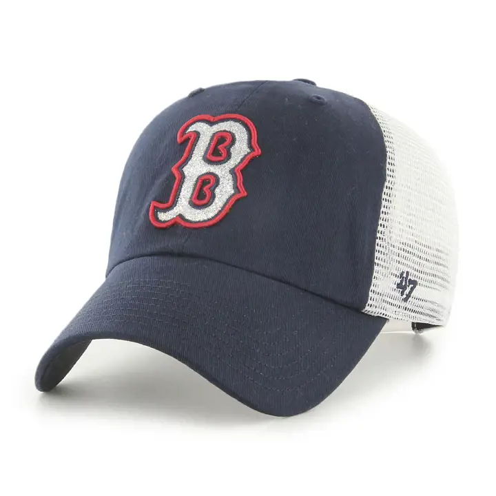 Casquette marine femme Boston Red Sox MLB Glitzy '47 Clean Up