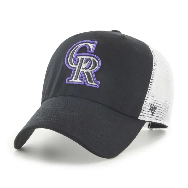 Casquette femme MLB Colorado Rockies Glitzy '47 Clean Up noire