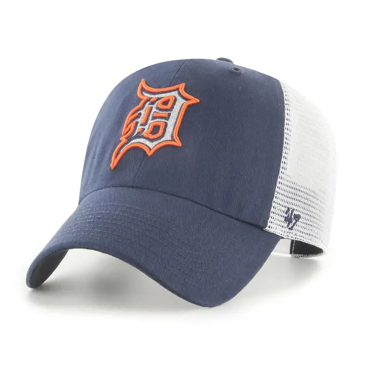 Casquette ajustable Femme MLB Detroit Tigers Glitzy '47 Clean Up Marine