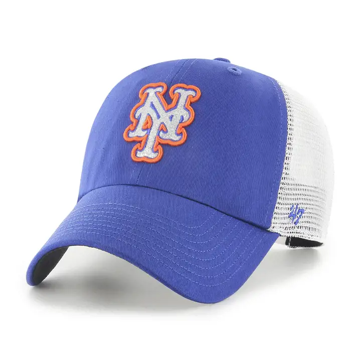 Casquette réglable femme New York Mets MLB Glitzy '47 Clean Up ltryl