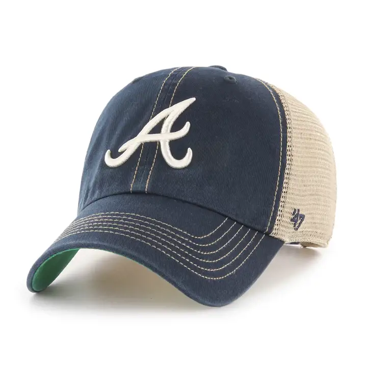 Casquette Atlanta Braves MLB '47 Trawler Clean Up Navy