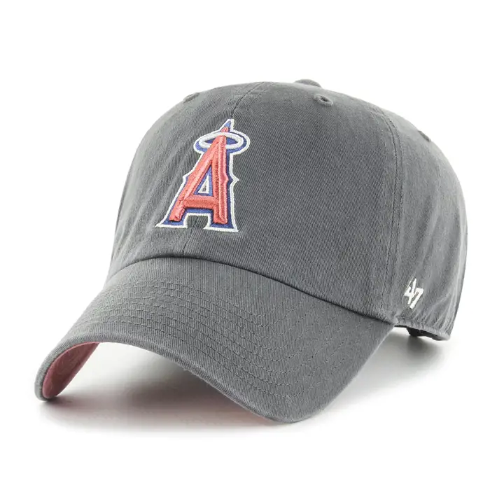 Anaheim Angels MLB Pastel Pop '47 Clean Up charcoal