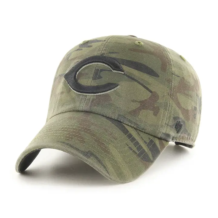 Casquette ajustable Cincinnati Reds MLB Regiment 47 Clean Up camouflage forêt