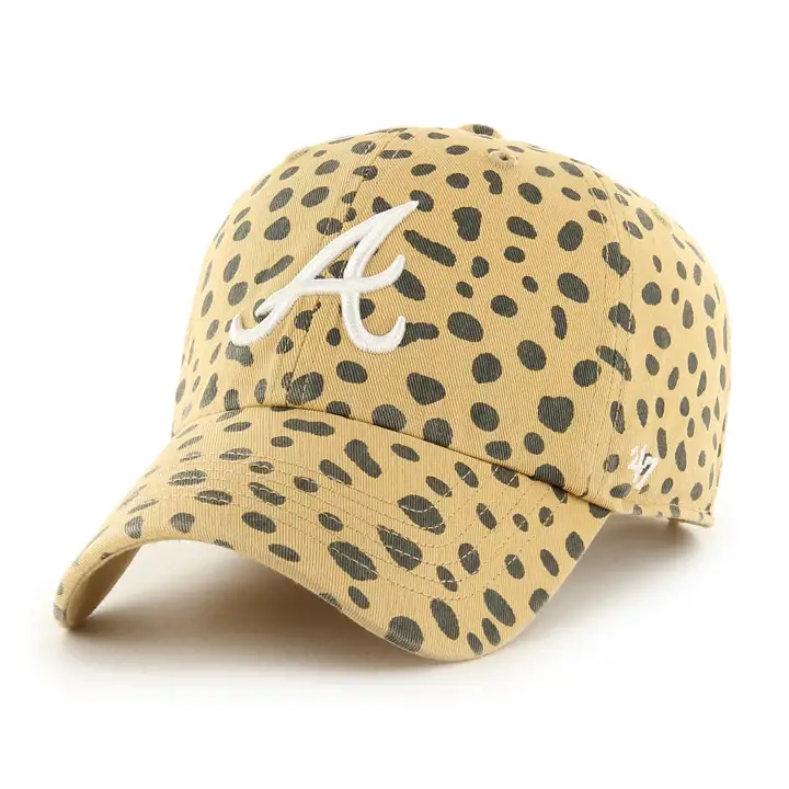 Casquette Atlanta Braves MLB Femme Cheetah '47 Clean Up